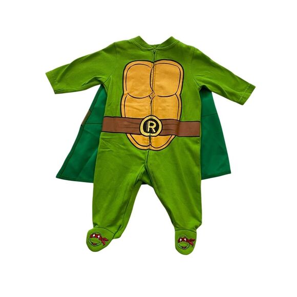 Nickelodeon Teenage Mutant Ninja Turtles 3M Romper Costume with Removable Cape - Picture 1 of 7